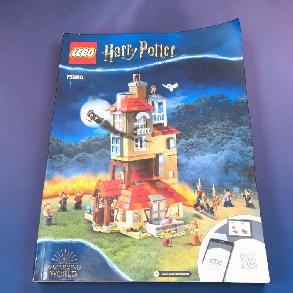 LEGO Harry Potter‎ 75980 Attack on the Burrow Instruction Manual Only 2020